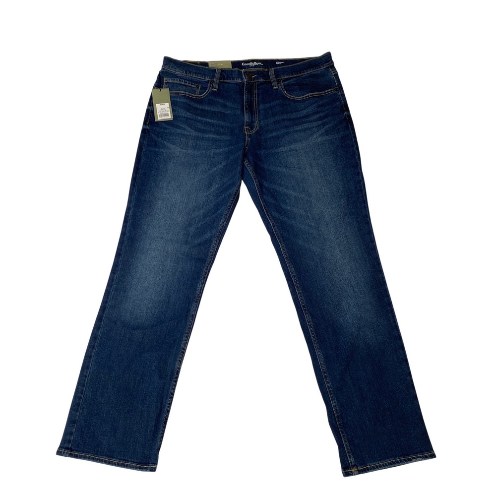 Goodfellow & Co Mens 36x32‎ Straight Leg Jeans Dark Wash Denim Casper PL6PR NEW